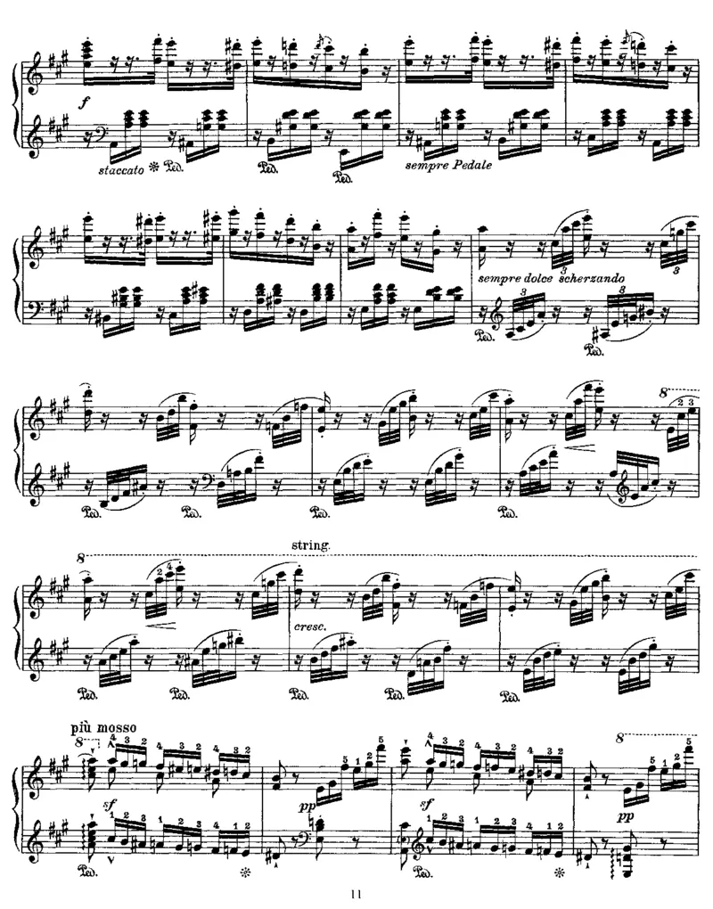 SpinningChorus(Wagner)_一万首著名钢琴曲谱哈农贝多芬合集视频教学电子版高清无水印可打印_1古典钢琴知名音乐家谱_李斯特钢琴谱全集_改编瓦格纳