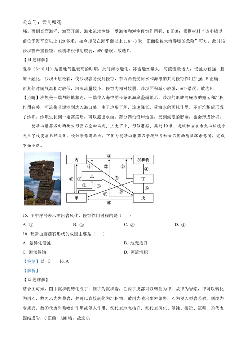 山东省聊城市2024-2025学年高二上学期11月期中地理试题Word版含解析_2024-2025高二（7-7月题库）_2024年12月试卷_1202山东省聊城市2024-2025学年高二上学期11月期中考试