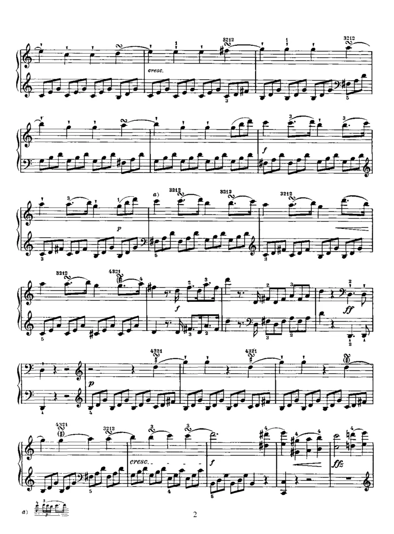 PianoSonataNo35inC_NoRestriction_一万首著名钢琴曲谱哈农贝多芬合集视频教学电子版高清无水印可打印_1古典钢琴知名音乐家谱_海顿钢琴谱全集_奏鸣曲