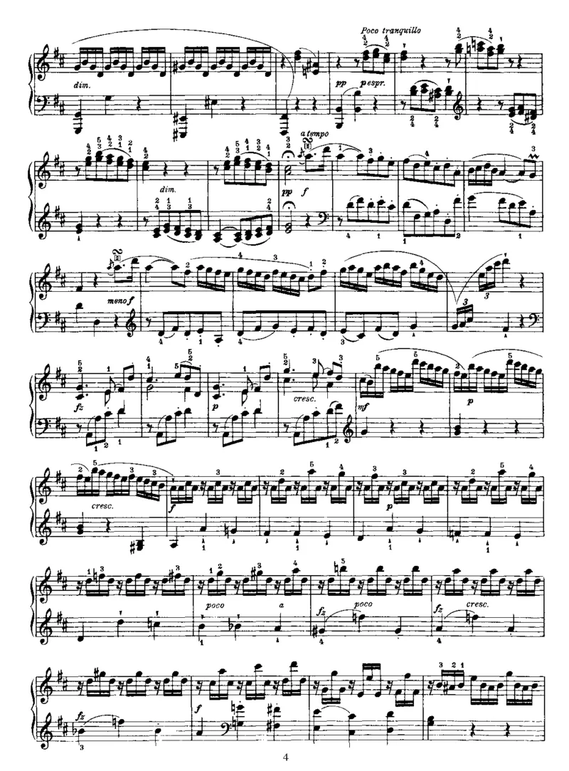 PianoSonataNo24inD_NoRestriction_一万首著名钢琴曲谱哈农贝多芬合集视频教学电子版高清无水印可打印_1古典钢琴知名音乐家谱_海顿钢琴谱全集_奏鸣曲