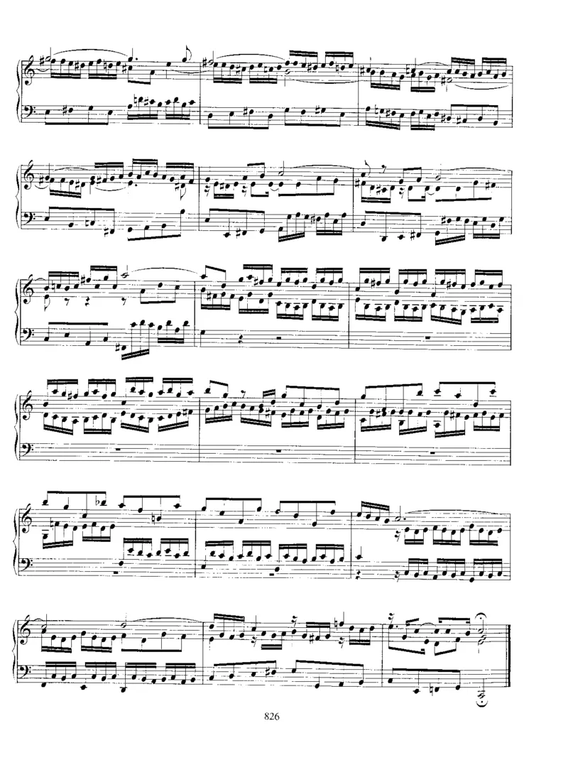 FugueinC,BWV953_一万首著名钢琴曲谱哈农贝多芬合集视频教学电子版高清无水印可打印_1古典钢琴知名音乐家谱_巴赫钢琴谱全集_Preludes，Fantasias，Fugues