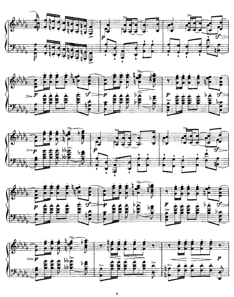 Polonaise,Op21_一万首著名钢琴曲谱哈农贝多芬合集视频教学电子版高清无水印可打印_1古典钢琴知名音乐家谱_斯克里亚宾钢琴谱全集_其他