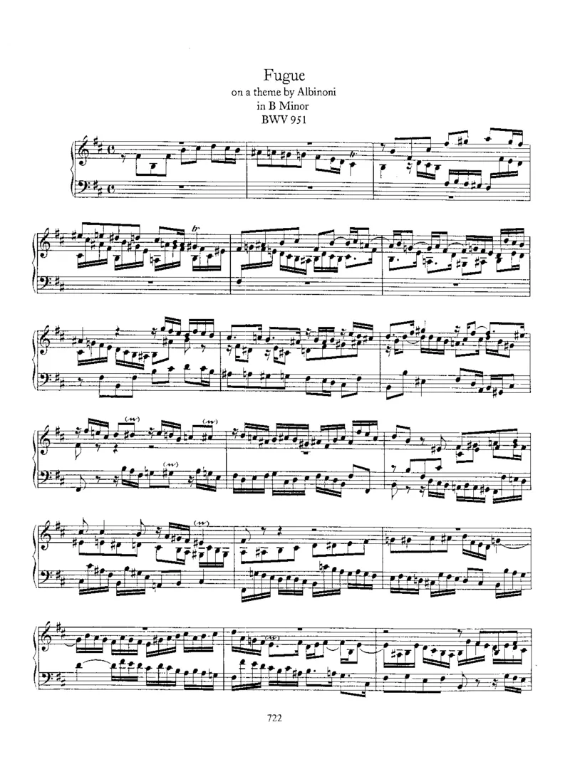 Fugueinb,BWV951_一万首著名钢琴曲谱哈农贝多芬合集视频教学电子版高清无水印可打印_1古典钢琴知名音乐家谱_巴赫钢琴谱全集_Preludes，Fantasias，Fugues