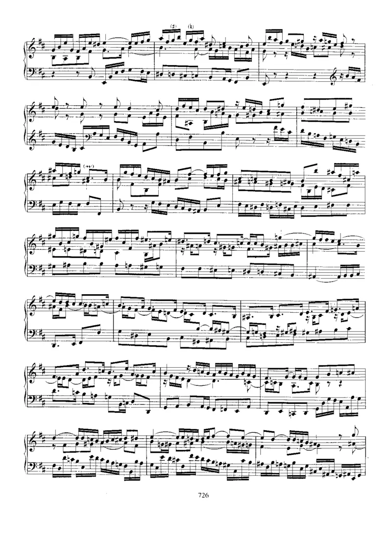 Fugueinb,BWV951_一万首著名钢琴曲谱哈农贝多芬合集视频教学电子版高清无水印可打印_1古典钢琴知名音乐家谱_巴赫钢琴谱全集_Preludes，Fantasias，Fugues