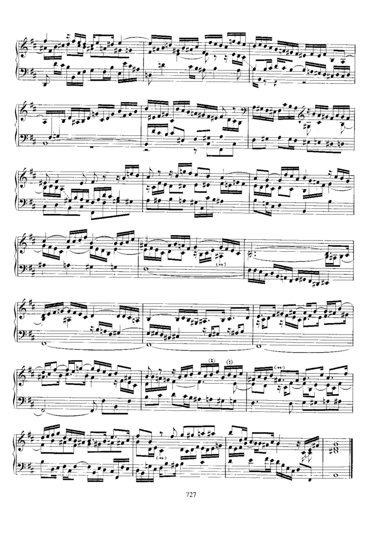 Fugueinb,BWV951_一万首著名钢琴曲谱哈农贝多芬合集视频教学电子版高清无水印可打印_1古典钢琴知名音乐家谱_巴赫钢琴谱全集_Preludes，Fantasias，Fugues