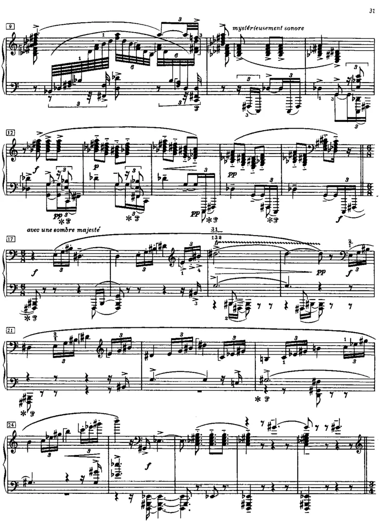 PianoSonataNo7,Op64(WhiteMass)_一万首著名钢琴曲谱哈农贝多芬合集视频教学电子版高清无水印可打印_1古典钢琴知名音乐家谱_斯克里亚宾钢琴谱全集_奏鸣曲