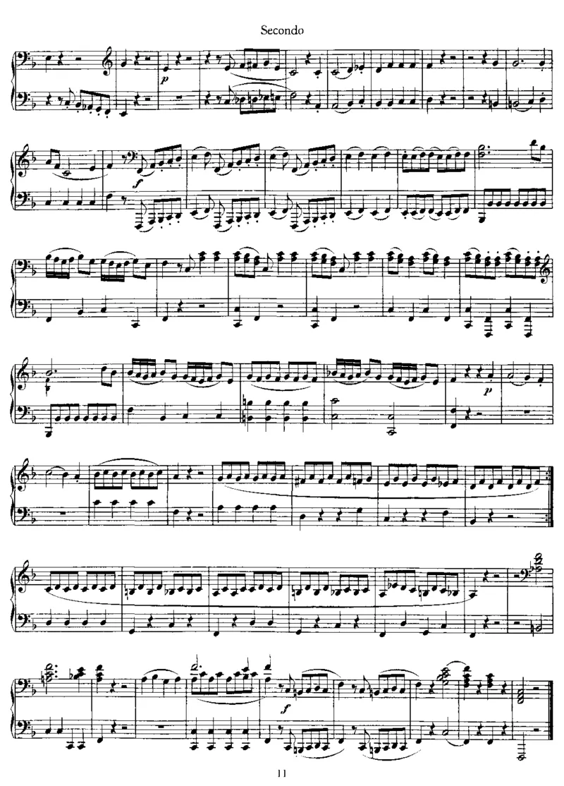 SonatainF,K497(4Hands)_一万首著名钢琴曲谱哈农贝多芬合集视频教学电子版高清无水印可打印_1古典钢琴知名音乐家谱_莫扎特钢琴谱全集_0312095926_四手联弹