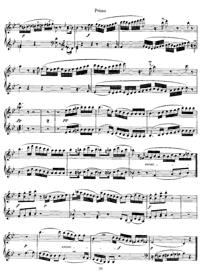 SonatainF,K497(4Hands)_一万首著名钢琴曲谱哈农贝多芬合集视频教学电子版高清无水印可打印_1古典钢琴知名音乐家谱_莫扎特钢琴谱全集_0312095926_四手联弹