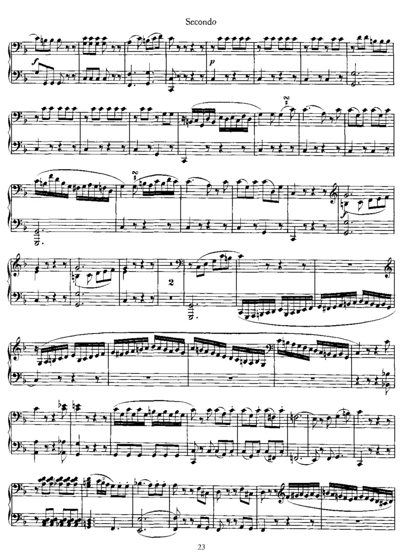 SonatainF,K497(4Hands)_一万首著名钢琴曲谱哈农贝多芬合集视频教学电子版高清无水印可打印_1古典钢琴知名音乐家谱_莫扎特钢琴谱全集_0312095926_四手联弹