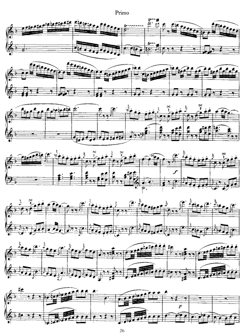 SonatainF,K497(4Hands)_一万首著名钢琴曲谱哈农贝多芬合集视频教学电子版高清无水印可打印_1古典钢琴知名音乐家谱_莫扎特钢琴谱全集_0312095926_四手联弹