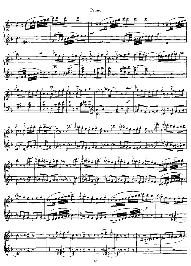 SonatainF,K497(4Hands)_一万首著名钢琴曲谱哈农贝多芬合集视频教学电子版高清无水印可打印_1古典钢琴知名音乐家谱_莫扎特钢琴谱全集_0312095926_四手联弹