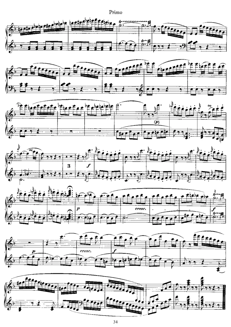 SonatainF,K497(4Hands)_一万首著名钢琴曲谱哈农贝多芬合集视频教学电子版高清无水印可打印_1古典钢琴知名音乐家谱_莫扎特钢琴谱全集_0312095926_四手联弹