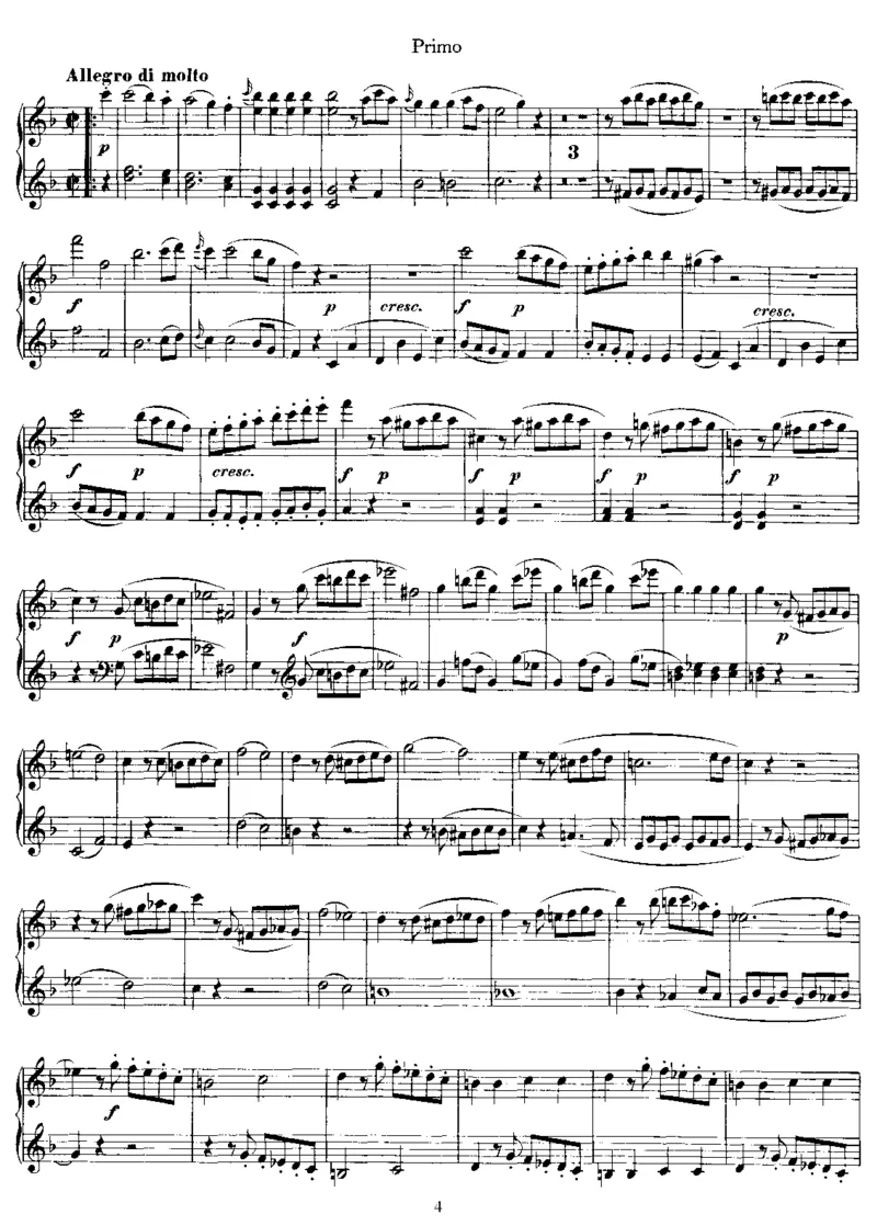 SonatainF,K497(4Hands)_一万首著名钢琴曲谱哈农贝多芬合集视频教学电子版高清无水印可打印_1古典钢琴知名音乐家谱_莫扎特钢琴谱全集_0312095926_四手联弹