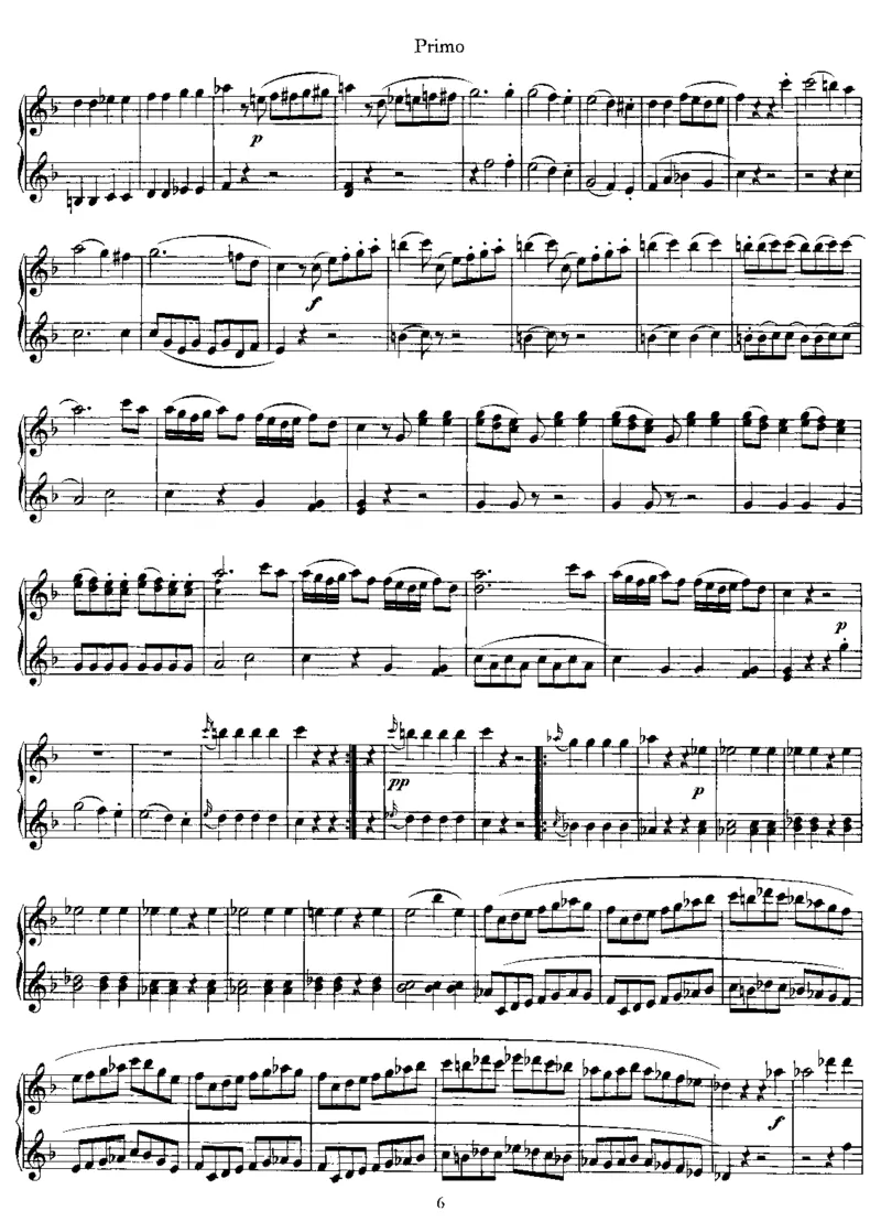 SonatainF,K497(4Hands)_一万首著名钢琴曲谱哈农贝多芬合集视频教学电子版高清无水印可打印_1古典钢琴知名音乐家谱_莫扎特钢琴谱全集_0312095926_四手联弹