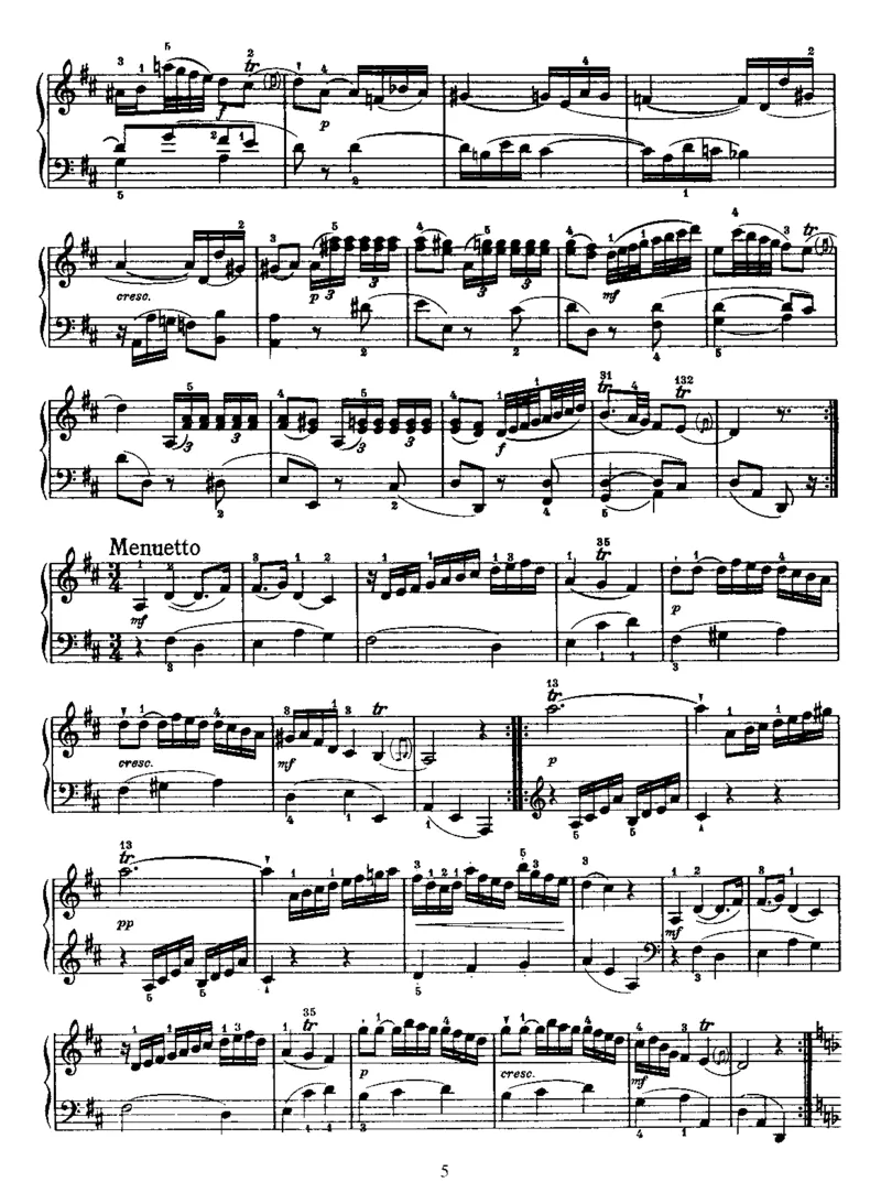 PianoSonataNo14inD_NoRestriction_一万首著名钢琴曲谱哈农贝多芬合集视频教学电子版高清无水印可打印_1古典钢琴知名音乐家谱_海顿钢琴谱全集_奏鸣曲