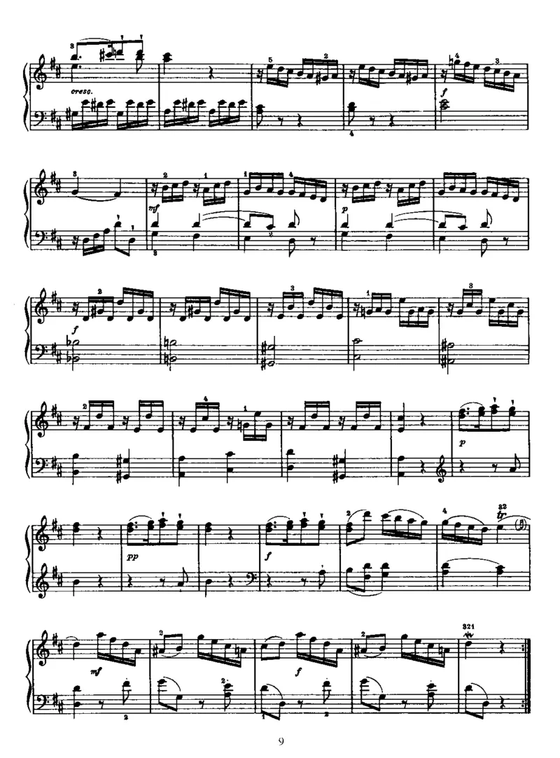 PianoSonataNo14inD_NoRestriction_一万首著名钢琴曲谱哈农贝多芬合集视频教学电子版高清无水印可打印_1古典钢琴知名音乐家谱_海顿钢琴谱全集_奏鸣曲