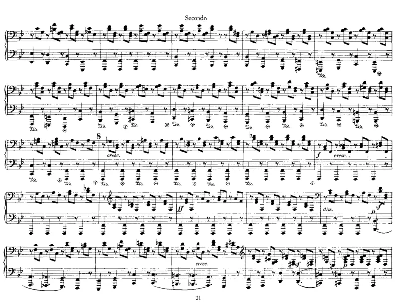 VariationsinBb,Op83a(4Hands)_一万首著名钢琴曲谱哈农贝多芬合集视频教学电子版高清无水印可打印_02现代钢琴谱合集_马克西姆钢琴谱全集_门德尔松钢琴谱全集_四手连弹