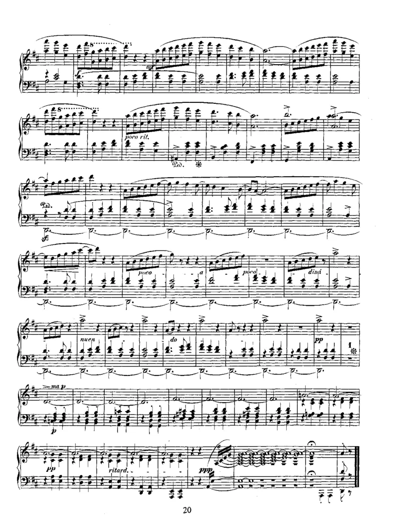 Schumann-Papillons(Butterflies),Op.2_一万首著名钢琴曲谱哈农贝多芬合集视频教学电子版高清无水印可打印_1古典钢琴知名音乐家谱_舒曼钢琴谱全集_WORKS