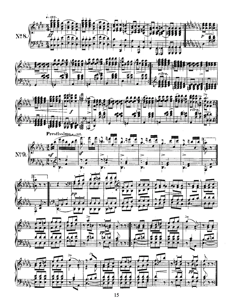 Schumann-Papillons(Butterflies),Op.2_一万首著名钢琴曲谱哈农贝多芬合集视频教学电子版高清无水印可打印_1古典钢琴知名音乐家谱_舒曼钢琴谱全集_WORKS