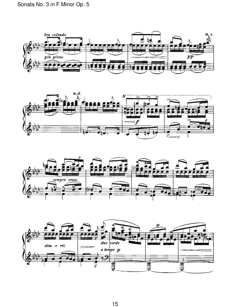 SonataNo.3inFMinorOp.5_一万首著名钢琴曲谱哈农贝多芬合集视频教学电子版高清无水印可打印_1古典钢琴知名音乐家谱_勃拉姆斯钢琴谱全集_I.Sonatas