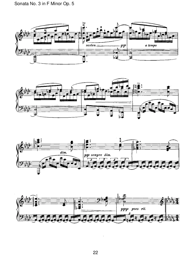 SonataNo.3inFMinorOp.5_一万首著名钢琴曲谱哈农贝多芬合集视频教学电子版高清无水印可打印_1古典钢琴知名音乐家谱_勃拉姆斯钢琴谱全集_I.Sonatas