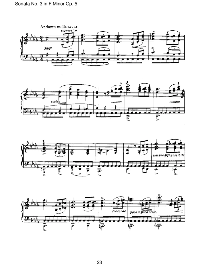 SonataNo.3inFMinorOp.5_一万首著名钢琴曲谱哈农贝多芬合集视频教学电子版高清无水印可打印_1古典钢琴知名音乐家谱_勃拉姆斯钢琴谱全集_I.Sonatas