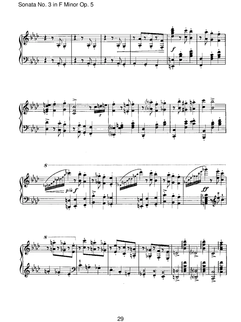 SonataNo.3inFMinorOp.5_一万首著名钢琴曲谱哈农贝多芬合集视频教学电子版高清无水印可打印_1古典钢琴知名音乐家谱_勃拉姆斯钢琴谱全集_I.Sonatas