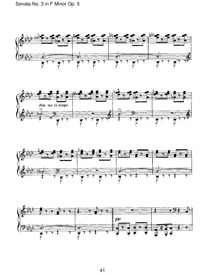 SonataNo.3inFMinorOp.5_一万首著名钢琴曲谱哈农贝多芬合集视频教学电子版高清无水印可打印_1古典钢琴知名音乐家谱_勃拉姆斯钢琴谱全集_I.Sonatas