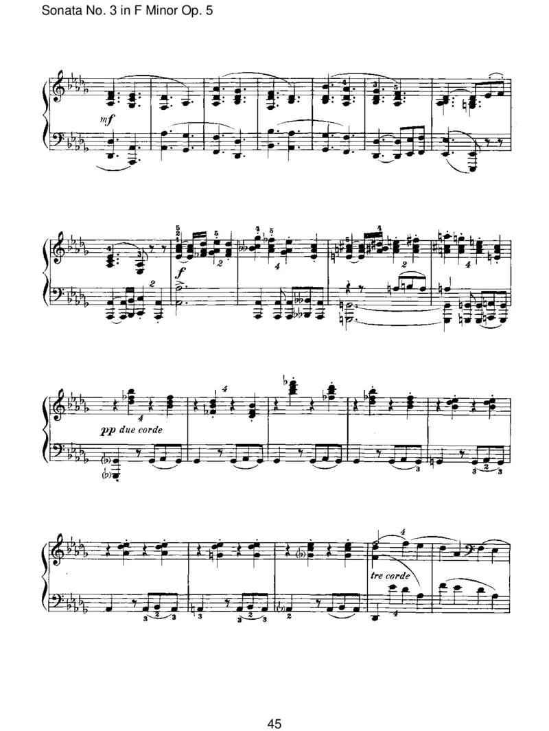 SonataNo.3inFMinorOp.5_一万首著名钢琴曲谱哈农贝多芬合集视频教学电子版高清无水印可打印_1古典钢琴知名音乐家谱_勃拉姆斯钢琴谱全集_I.Sonatas