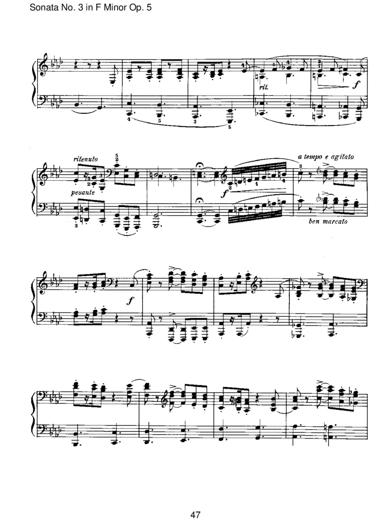 SonataNo.3inFMinorOp.5_一万首著名钢琴曲谱哈农贝多芬合集视频教学电子版高清无水印可打印_1古典钢琴知名音乐家谱_勃拉姆斯钢琴谱全集_I.Sonatas