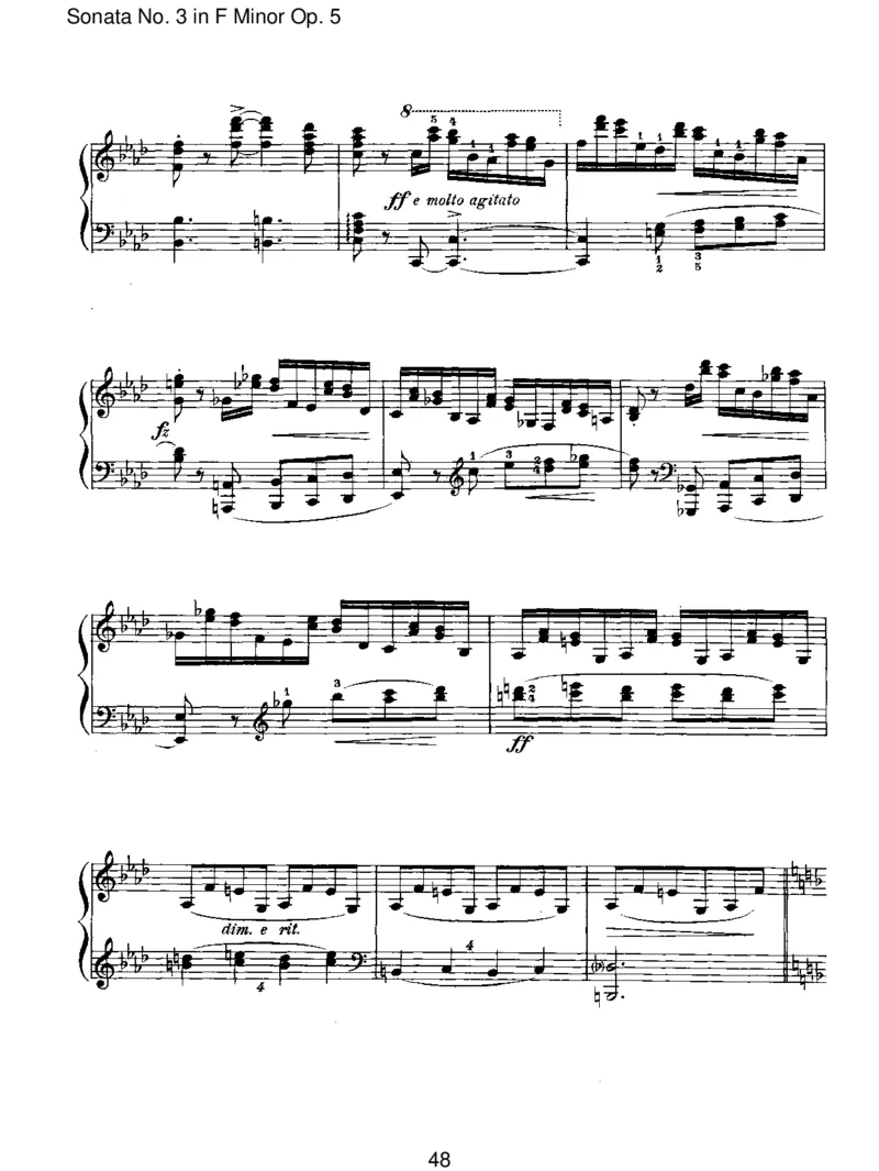 SonataNo.3inFMinorOp.5_一万首著名钢琴曲谱哈农贝多芬合集视频教学电子版高清无水印可打印_1古典钢琴知名音乐家谱_勃拉姆斯钢琴谱全集_I.Sonatas