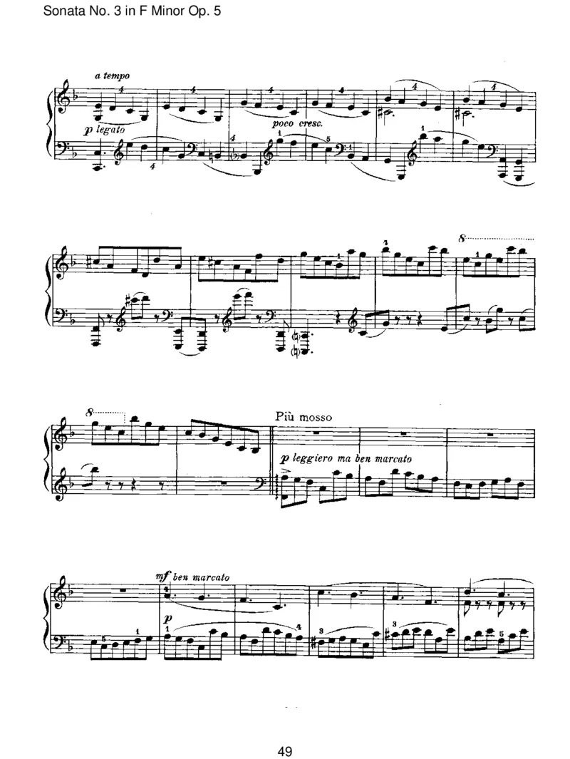SonataNo.3inFMinorOp.5_一万首著名钢琴曲谱哈农贝多芬合集视频教学电子版高清无水印可打印_1古典钢琴知名音乐家谱_勃拉姆斯钢琴谱全集_I.Sonatas