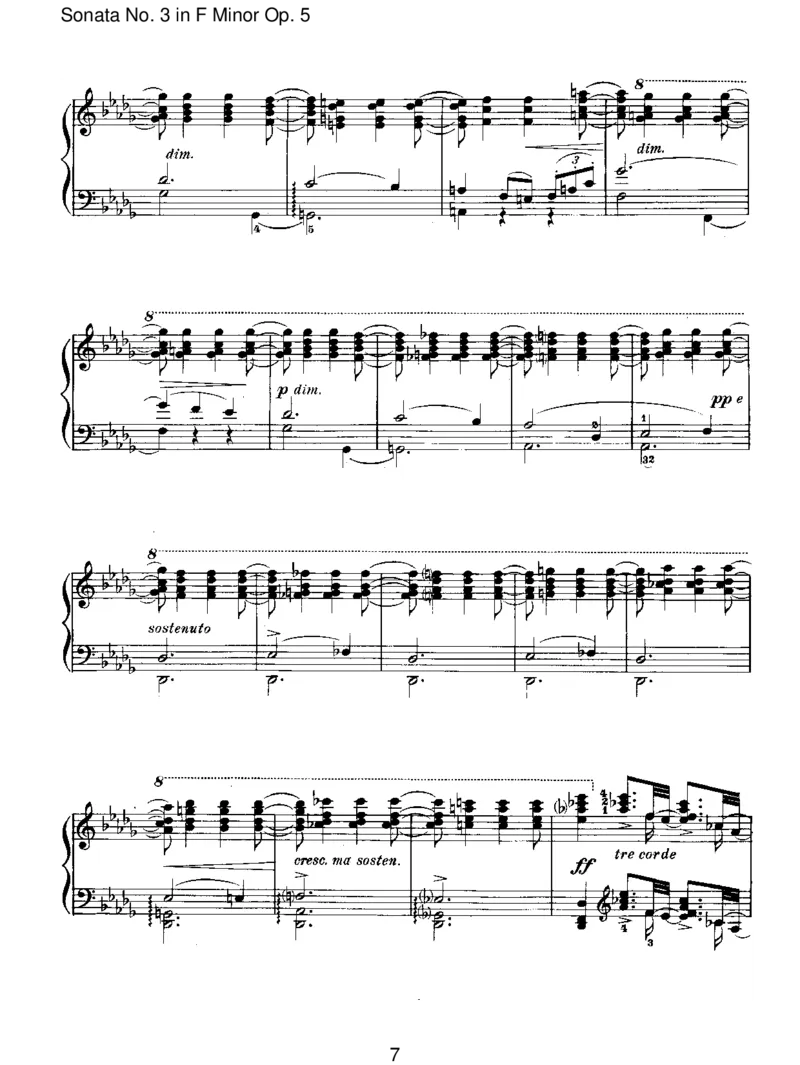 SonataNo.3inFMinorOp.5_一万首著名钢琴曲谱哈农贝多芬合集视频教学电子版高清无水印可打印_1古典钢琴知名音乐家谱_勃拉姆斯钢琴谱全集_I.Sonatas