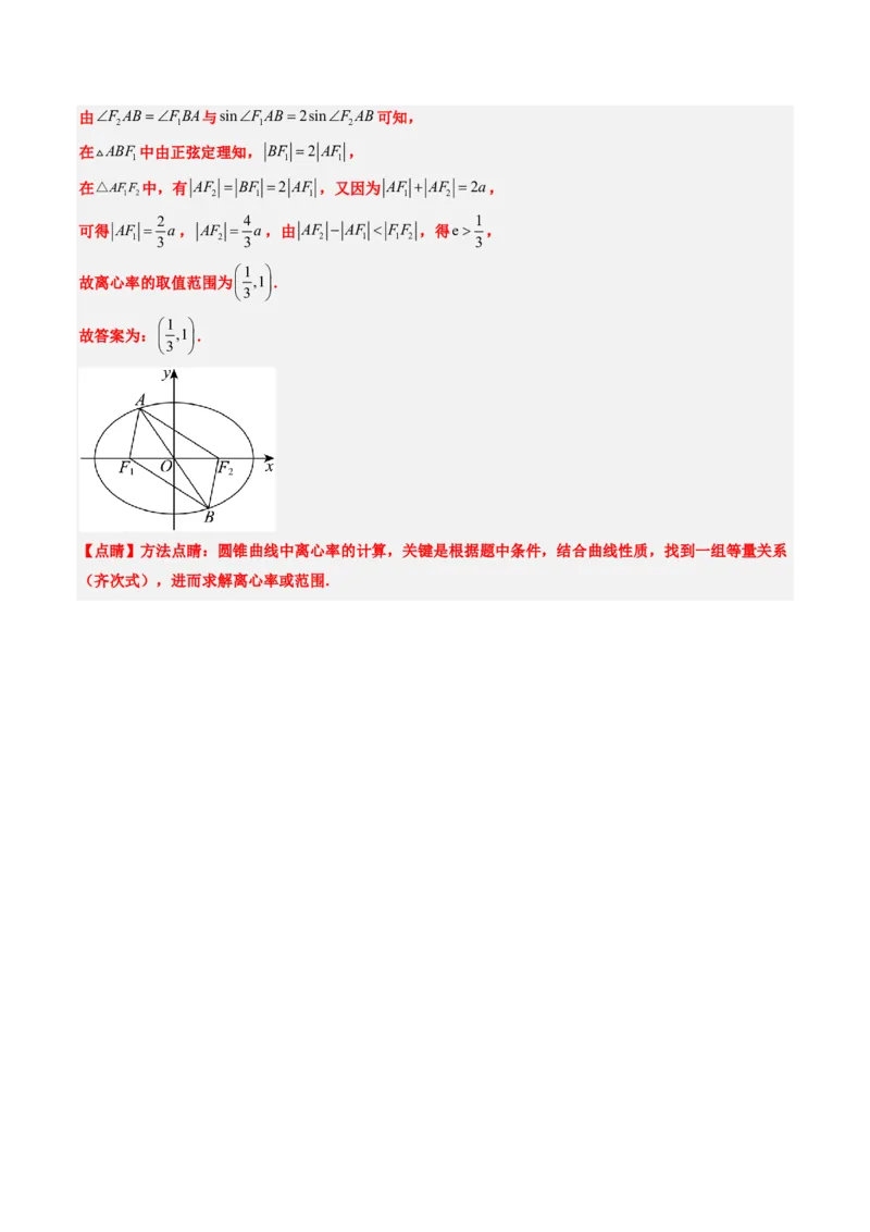 专题15椭圆（4大考向真题解读）-解析版_2024-2025高三（6-6月题库）_2024年08月试卷_08202025版《真题题源解密-专题分类》数学