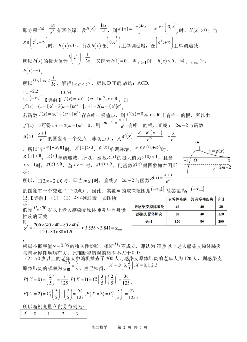 数学答案_2024-2025高二（7-7月题库）_2024年07月试卷_0702四川省遂宁市射洪中学2023-2024学年高二下学期期末模拟