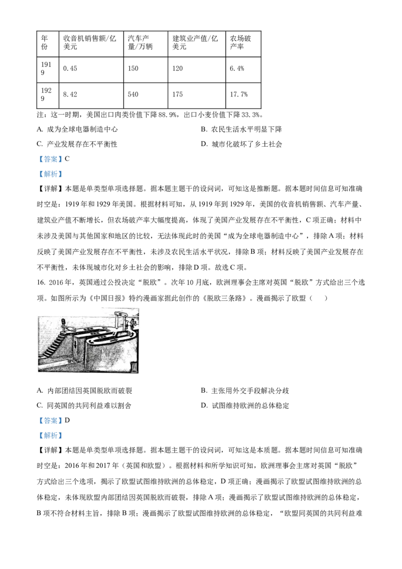 河北省邯郸市2023-2024学年高二第二(下)学期期末考试+历史答案_2024-2025高三（6-6月题库）_2024年07月试卷_240711河北省邯郸市2023-2024学年高二第二(下)学期期末考试