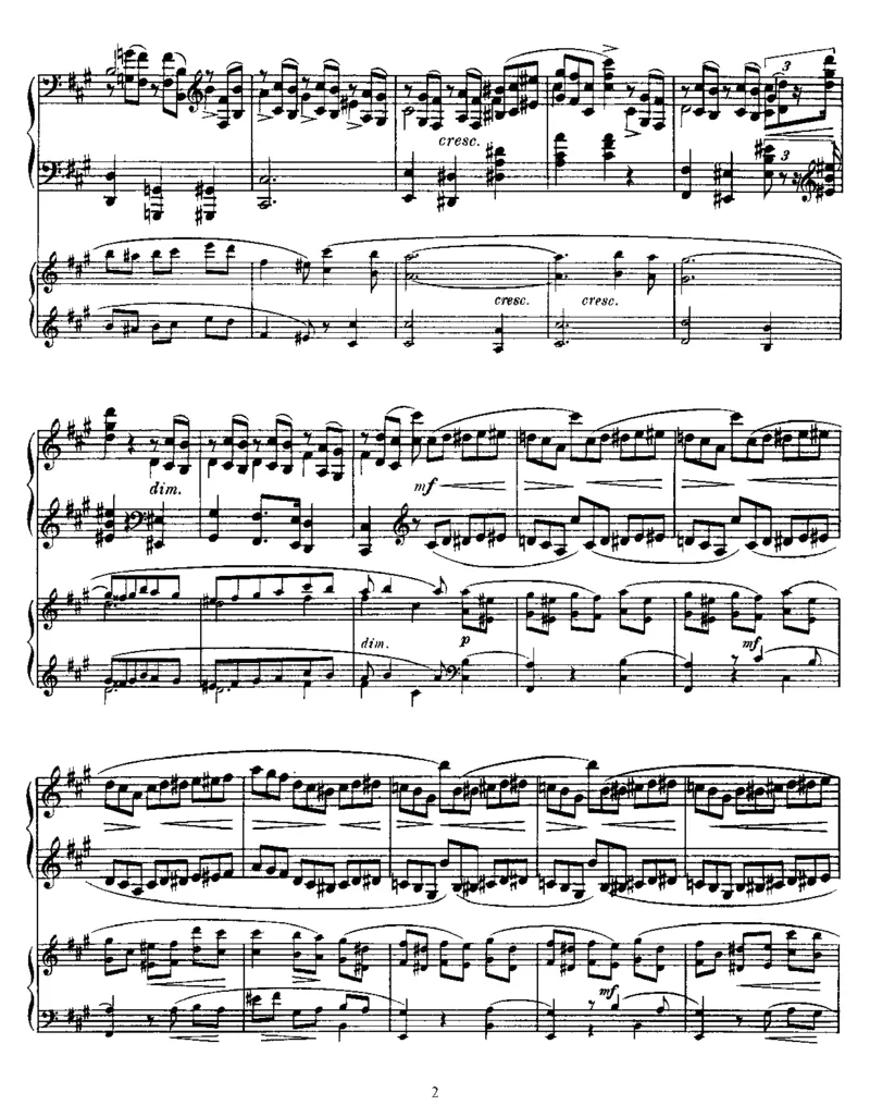 PianoConcertoinf#,Op20(2Piano)_一万首著名钢琴曲谱哈农贝多芬合集视频教学电子版高清无水印可打印_1古典钢琴知名音乐家谱_斯克里亚宾钢琴谱全集