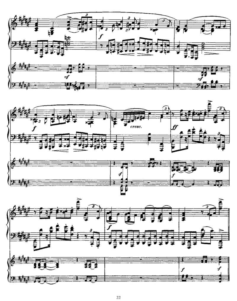 PianoConcertoinf#,Op20(2Piano)_一万首著名钢琴曲谱哈农贝多芬合集视频教学电子版高清无水印可打印_1古典钢琴知名音乐家谱_斯克里亚宾钢琴谱全集