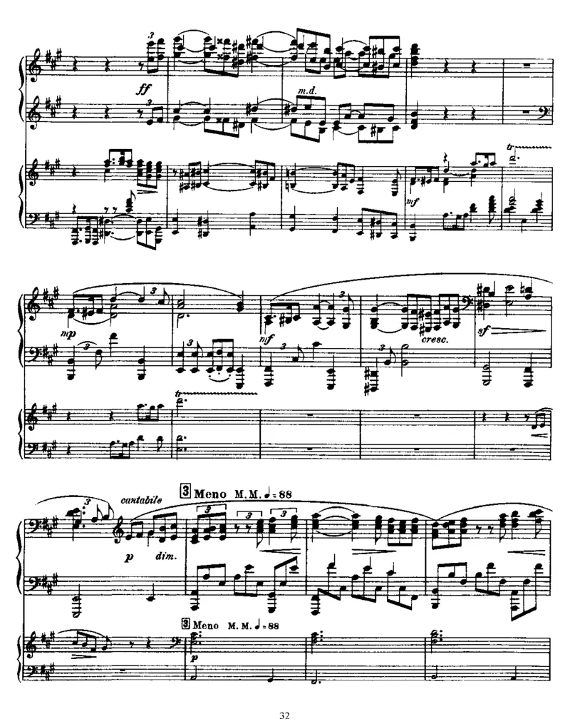 PianoConcertoinf#,Op20(2Piano)_一万首著名钢琴曲谱哈农贝多芬合集视频教学电子版高清无水印可打印_1古典钢琴知名音乐家谱_斯克里亚宾钢琴谱全集
