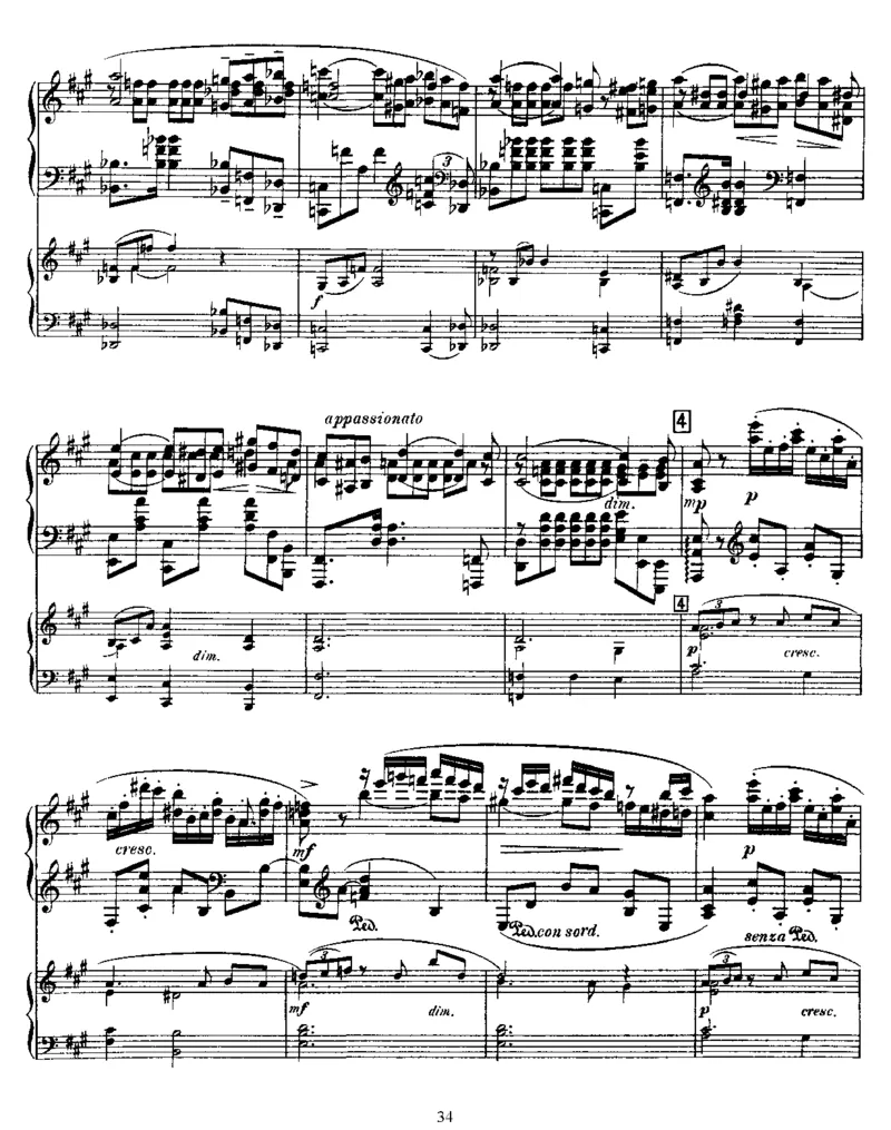 PianoConcertoinf#,Op20(2Piano)_一万首著名钢琴曲谱哈农贝多芬合集视频教学电子版高清无水印可打印_1古典钢琴知名音乐家谱_斯克里亚宾钢琴谱全集