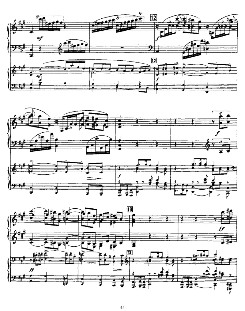PianoConcertoinf#,Op20(2Piano)_一万首著名钢琴曲谱哈农贝多芬合集视频教学电子版高清无水印可打印_1古典钢琴知名音乐家谱_斯克里亚宾钢琴谱全集