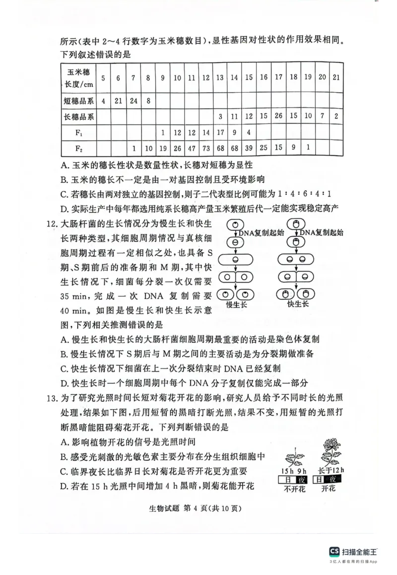 河南省湘豫名校2024届高三上学期11月期中联考生物(1)_2023年11月_01每日更新_04号_2024届河南省湘豫名校高三上学期11月期中联考