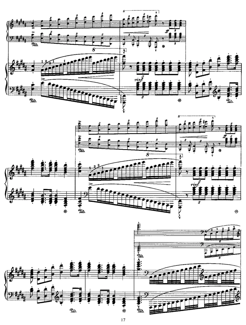 EntryoftheGuestsontheWartburg(Wagner)_一万首著名钢琴曲谱哈农贝多芬合集视频教学电子版高清无水印可打印_1古典钢琴知名音乐家谱_李斯特钢琴谱全集_改编瓦格纳