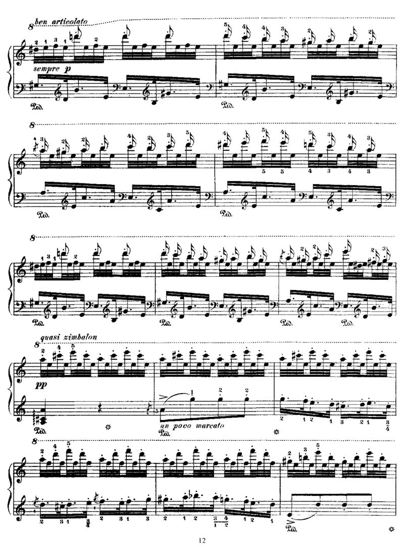 HungarianRhapsodyNo14inf_NoRestriction_一万首著名钢琴曲谱哈农贝多芬合集视频教学电子版高清无水印可打印_1古典钢琴知名音乐家谱_李斯特钢琴谱全集_匈牙利狂想曲