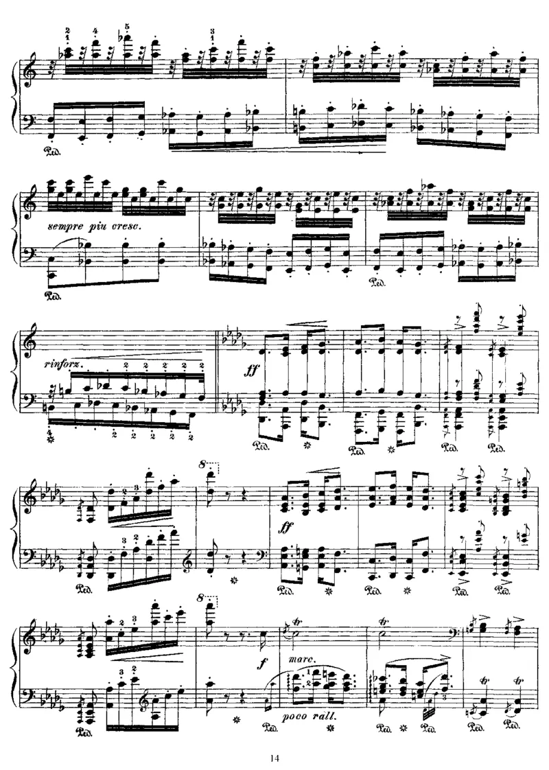 HungarianRhapsodyNo14inf_NoRestriction_一万首著名钢琴曲谱哈农贝多芬合集视频教学电子版高清无水印可打印_1古典钢琴知名音乐家谱_李斯特钢琴谱全集_匈牙利狂想曲