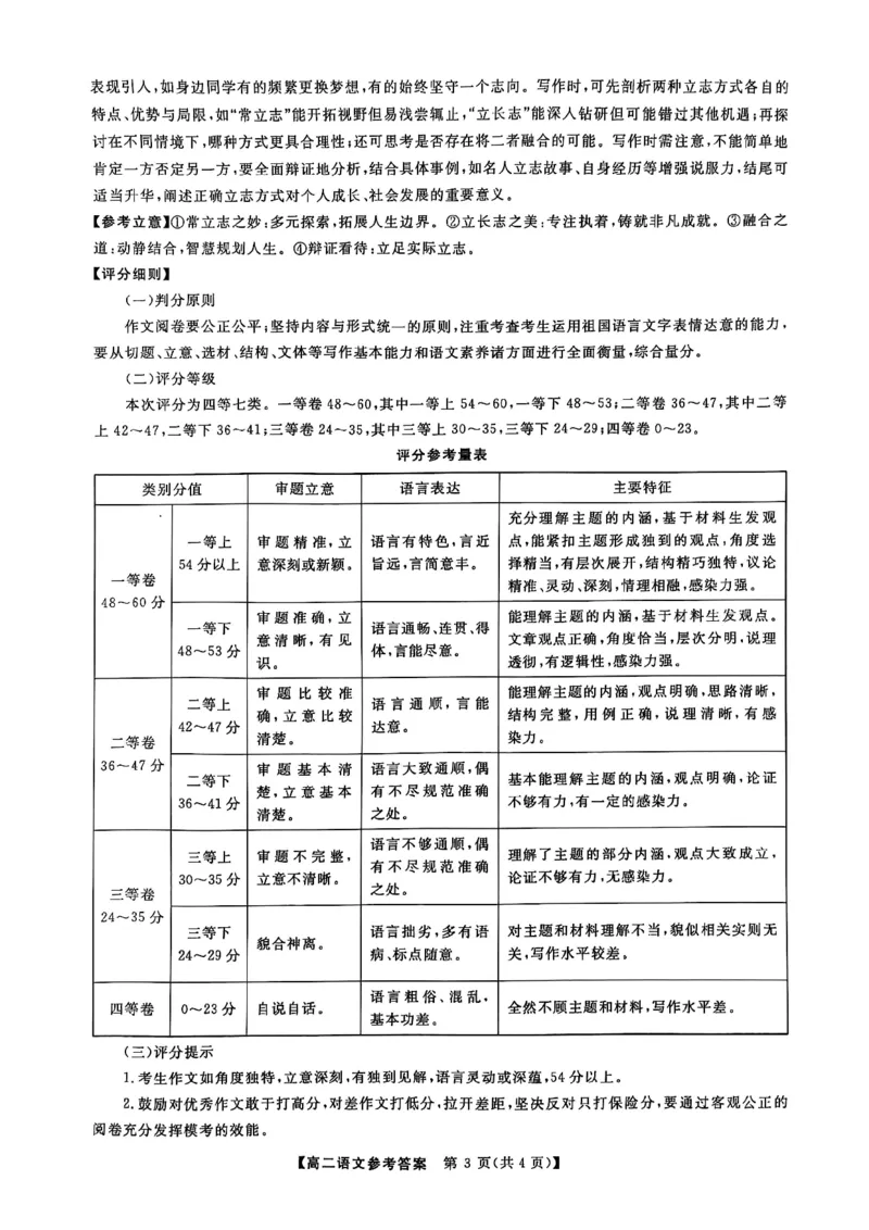 吉林省松原市2024~2025学年度高二下学期期中考试语文（含答题卡、答案）_2024-2025高二（7-7月题库）_2025年05月试卷_0530吉林省松原市2024-2025学年高二下学期期中考试