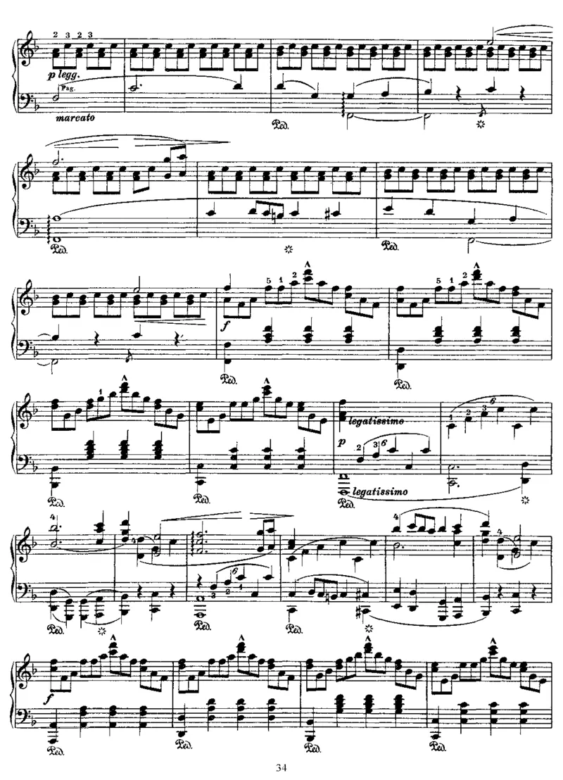 SymphonyNo8inF(Beethoven)_一万首著名钢琴曲谱哈农贝多芬合集视频教学电子版高清无水印可打印_1古典钢琴知名音乐家谱_李斯特钢琴谱全集_改编贝多芬