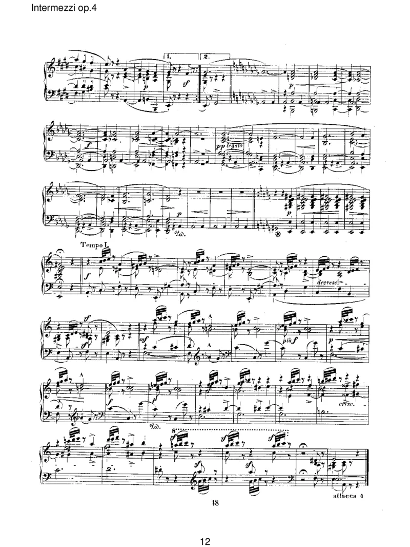 Intermezziop.4_一万首著名钢琴曲谱哈农贝多芬合集视频教学电子版高清无水印可打印_1古典钢琴知名音乐家谱_舒曼钢琴谱全集_RobertSchumann罗伯特&middot;舒曼(1810-1856)