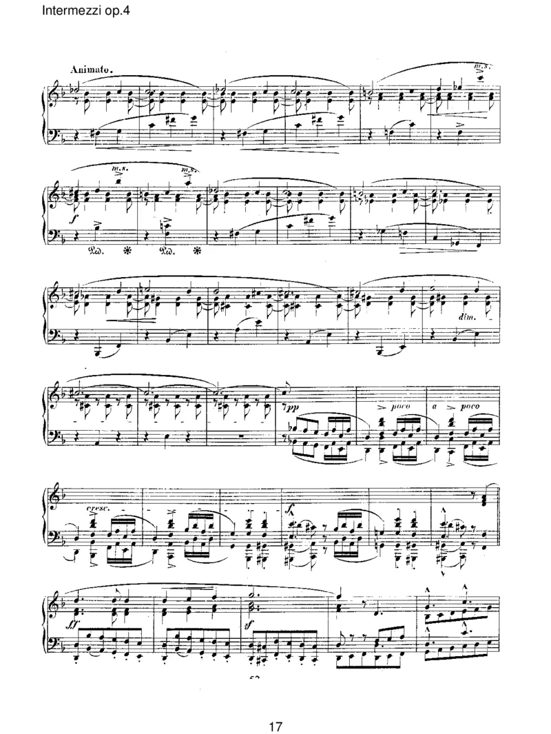 Intermezziop.4_一万首著名钢琴曲谱哈农贝多芬合集视频教学电子版高清无水印可打印_1古典钢琴知名音乐家谱_舒曼钢琴谱全集_RobertSchumann罗伯特&middot;舒曼(1810-1856)