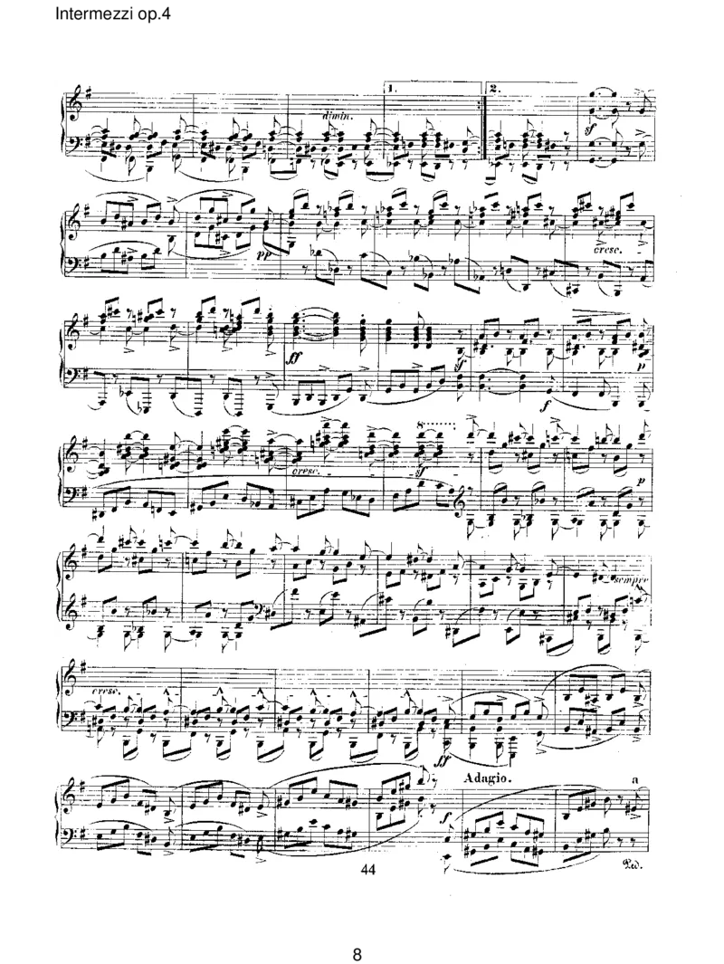 Intermezziop.4_一万首著名钢琴曲谱哈农贝多芬合集视频教学电子版高清无水印可打印_1古典钢琴知名音乐家谱_舒曼钢琴谱全集_RobertSchumann罗伯特&middot;舒曼(1810-1856)